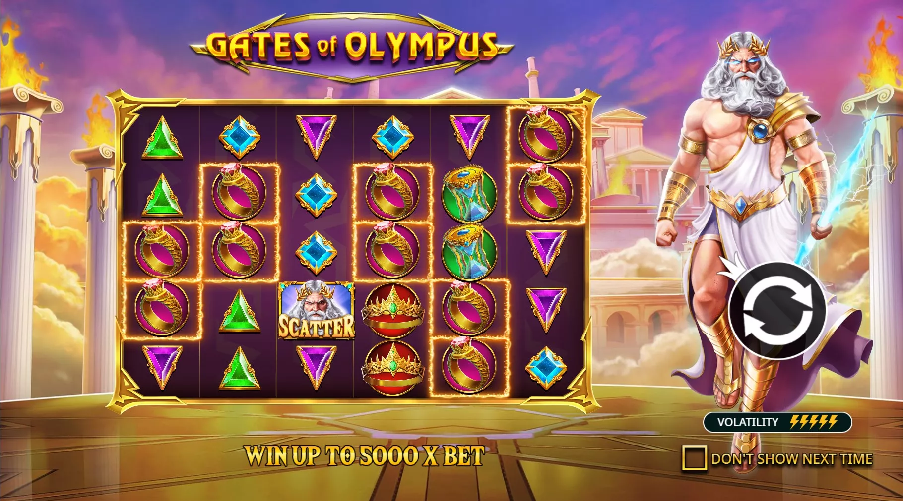 first screenshot-gates-of-olympus